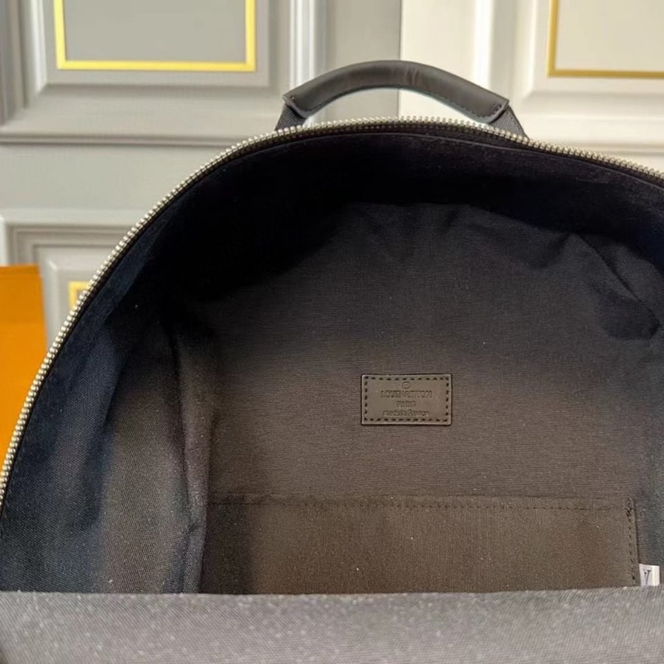 Louis Vuitton Discovery Monogram Eclipse Canvas Backpack Black 28Cm view 6