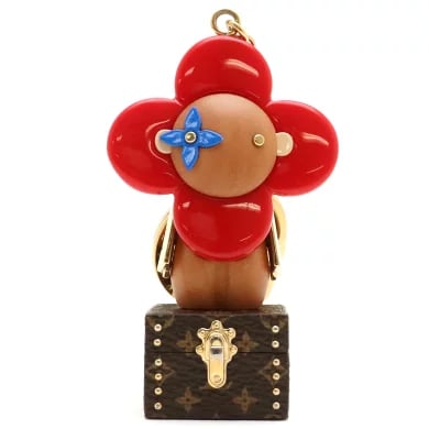 Louis Vuitton Resin Wood Vivienne Trunk Bag Charm &amp; Key Holder 13.5cm/5.3in view 3