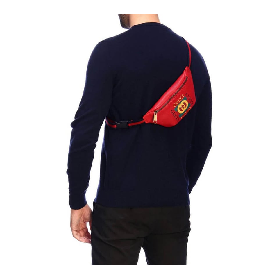 Gucci Coco Capitán Print Belt Bag Red view 4