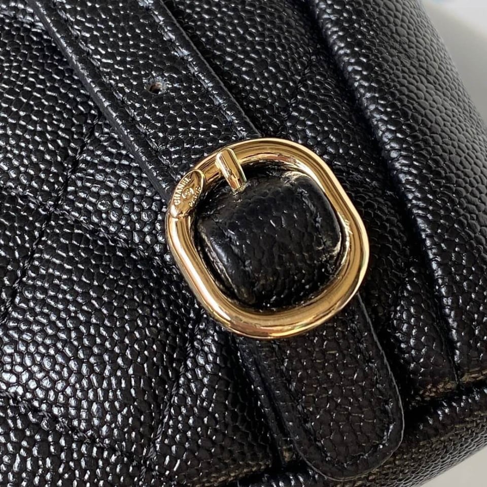 Chanel Small Duma Backpack Caviar Calfskin 19cm/7.5in view 8