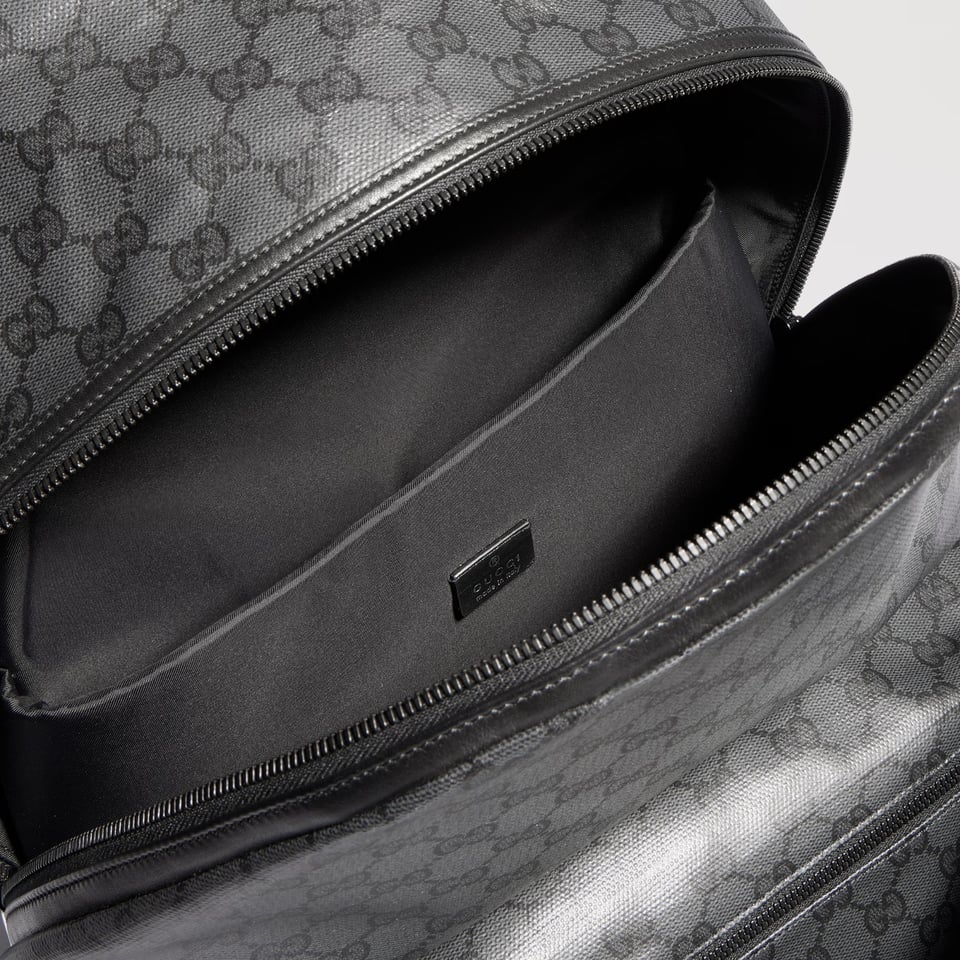Gucci Essence Classic Medium Backpack A0020S Black GG 34cm/13.4in view 4