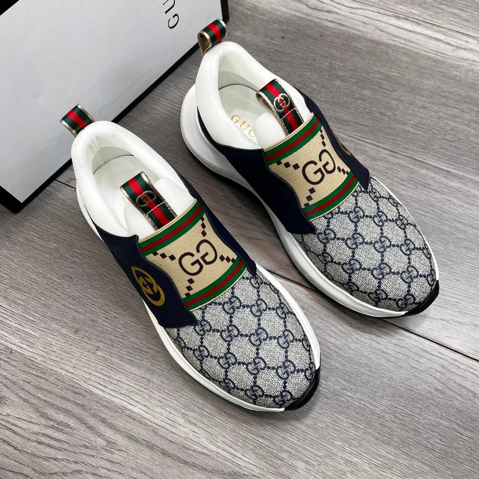 Gucci Sneaker Gg Canvas Blue White view 9