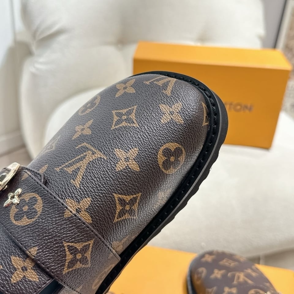 Louis Vuitton Cosy Flat Comfort Clog Cacao Brown view 6