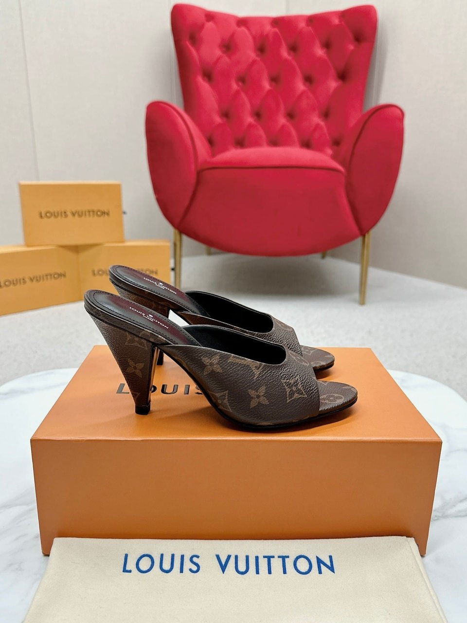 Louis Vuitton Super Mule Monogram Canvas view 10