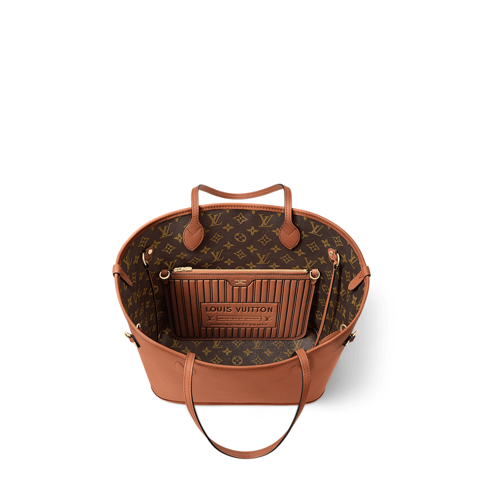 Louis Vuitton New Reversible Neverfull Inside Out Mm Tan Cowhide 31cm M12061 view 4