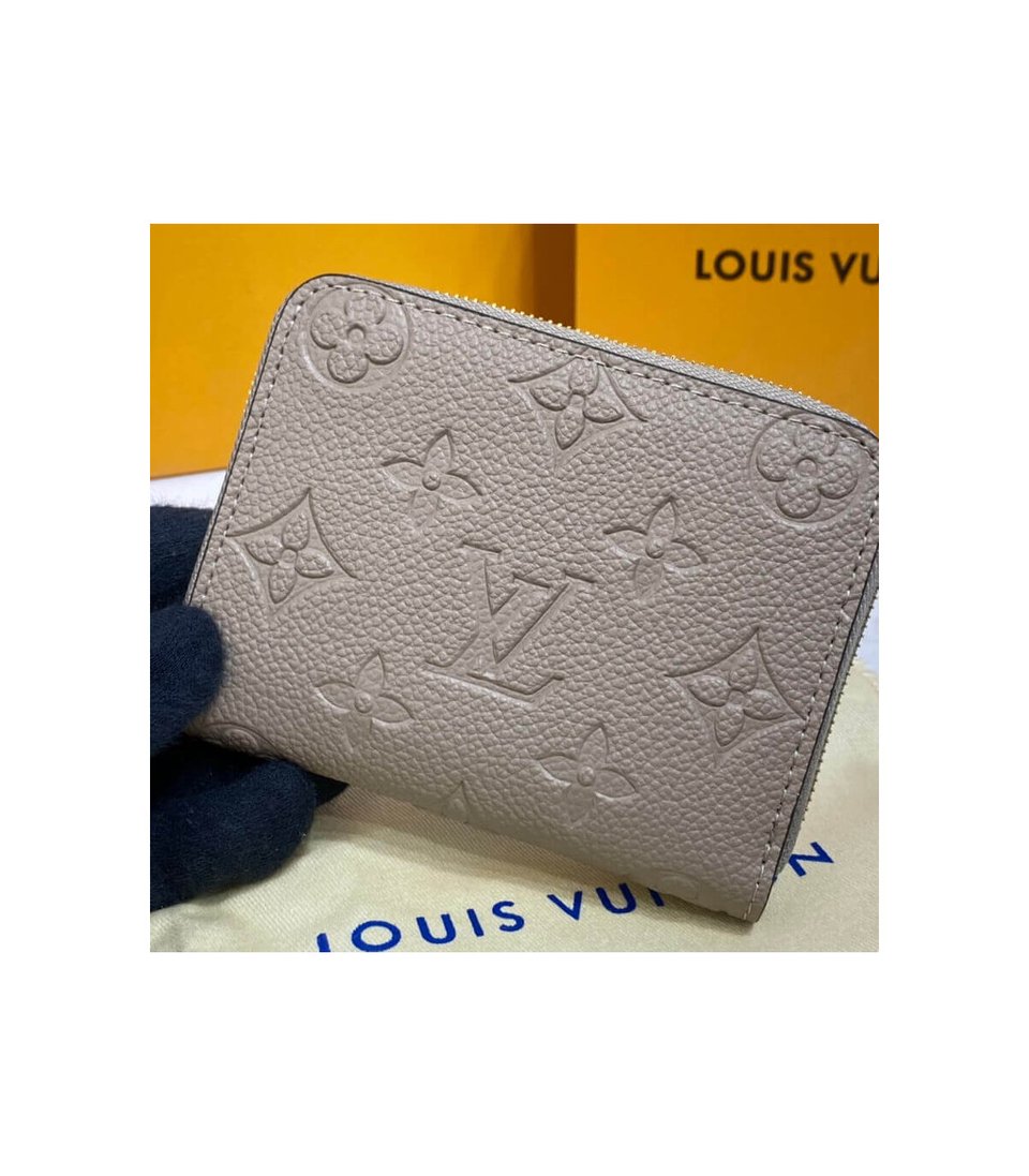 Louis Vuitton Monogram Empreinte Zippy Coin Purse Tourterelle view 4
