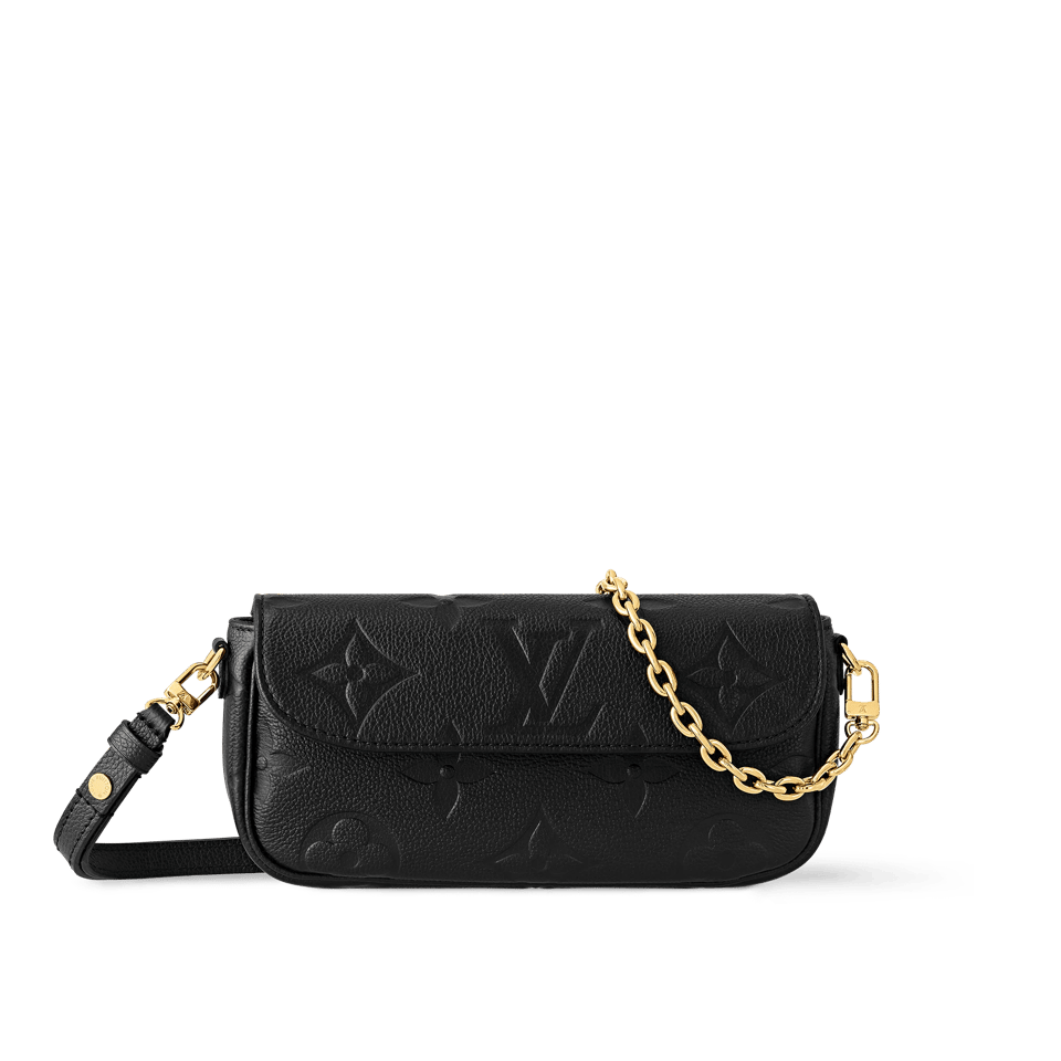 Louis Vuitton Wallet On Chain Ivy Monogram Empreinte Leather – Women – Small Leather Goods Black view 2