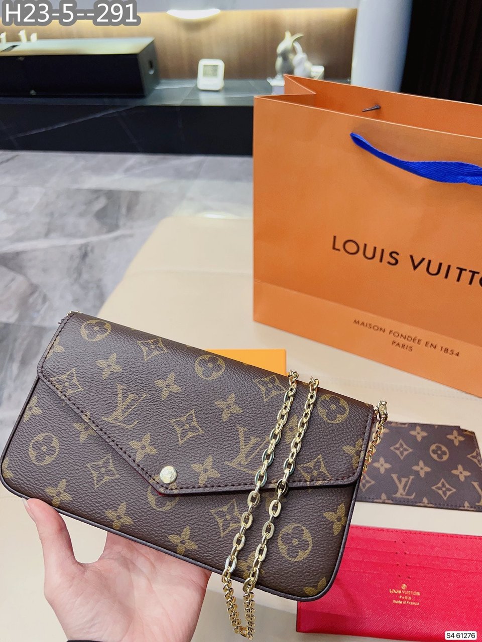 Louis Vuitton Felicie Pochette Bag 21Cm M81896 view 4