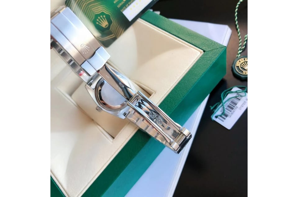 Rolex Oyster Perpetual 31/41mm SS/SS Blue/Stk view 5