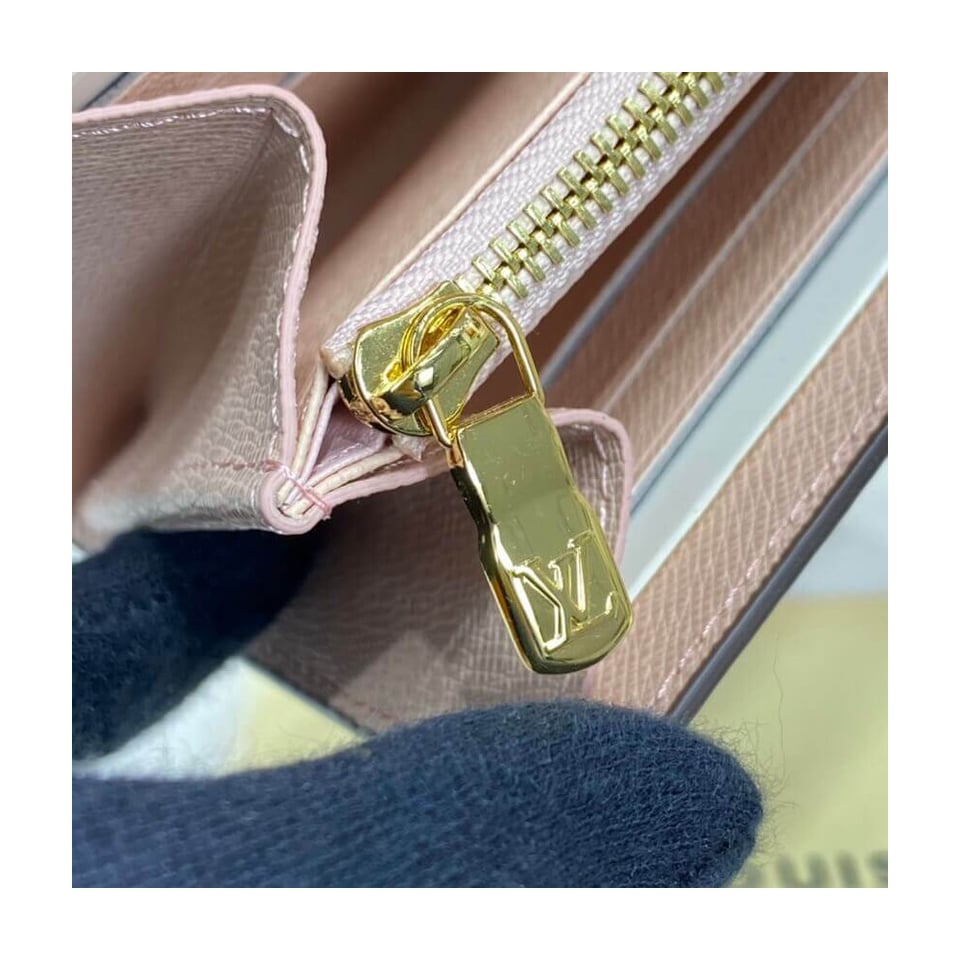 Louis Vuitton Damier Ebene Sarah Wallet Pink view 11