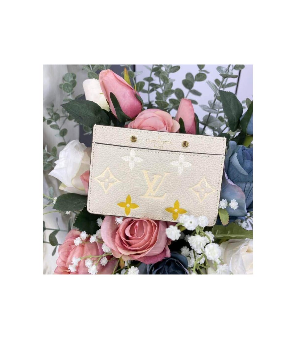Louis Vuitton Card Holder Beige