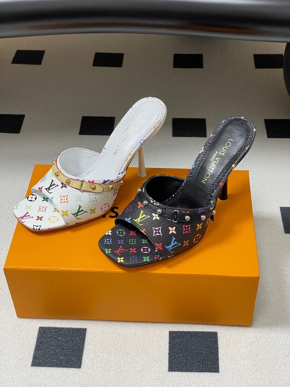 Louis Vuitton LV x TM 6AM Mule 1AGWT2 Black view 12