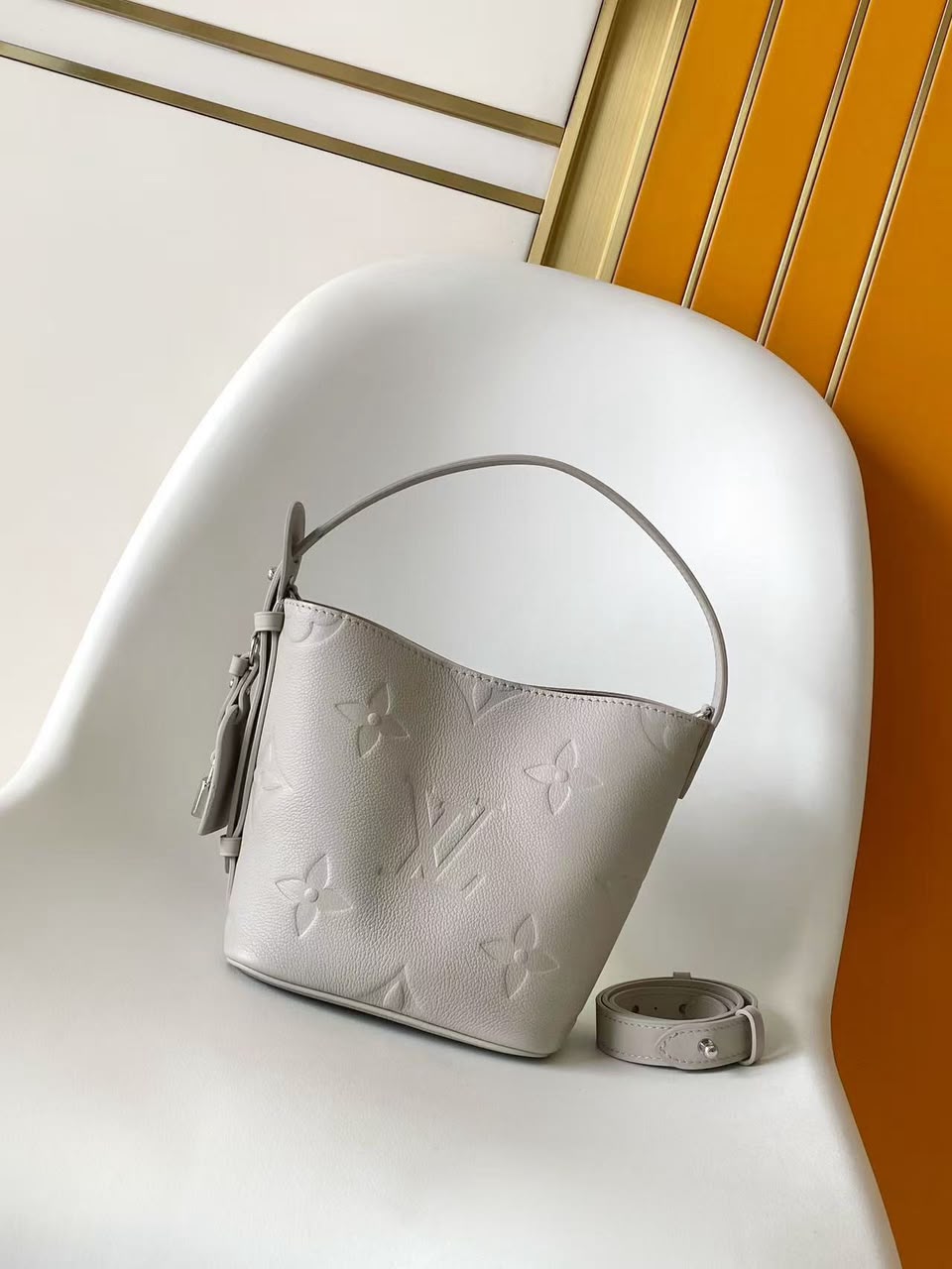 Louis Vuitton All In BB Bag Brume Grey 16cm M28342 view 2