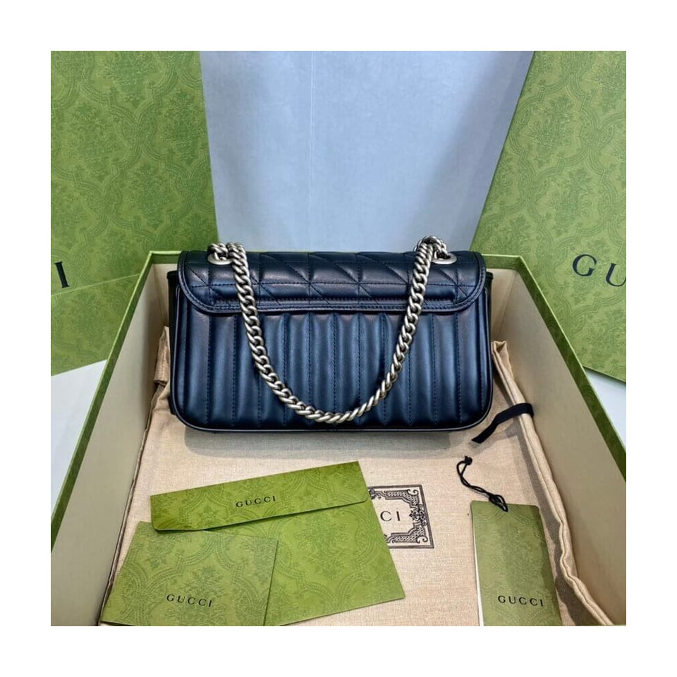 Gucci GG Marmont Small Shoulder Bag Black view 9