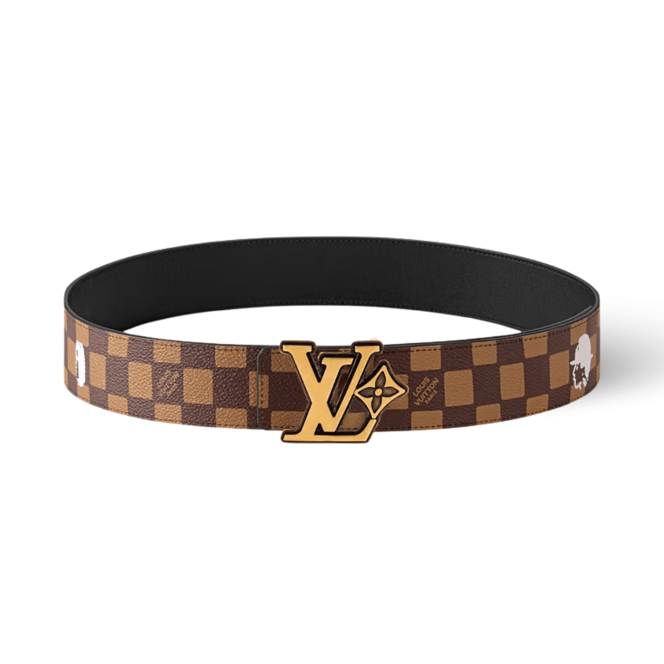 Louis Vuitton LV Flower Damier Phriendship 40mm Reversible Men Belt M4431V