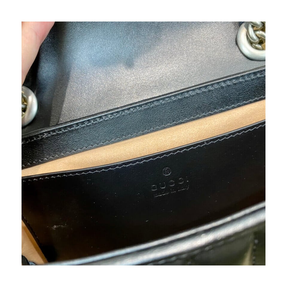 Gucci GG Marmont Mini Shoulder Bag Black view 19