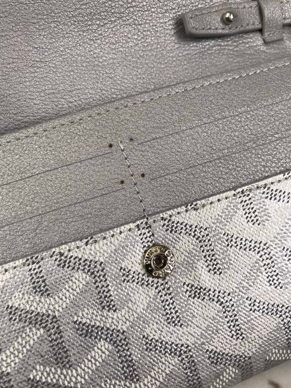 Goyard Varenne Continental Wallet 19 Cm Gray Goyardine Canvas view 7