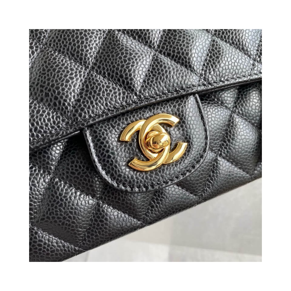 Chanel Caviar Calfskin Medium Classic Double Flap Bag 25.5cm view 5
