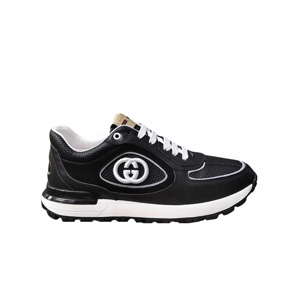 Gucci Double G Men’S Run Sneaker Black view 2