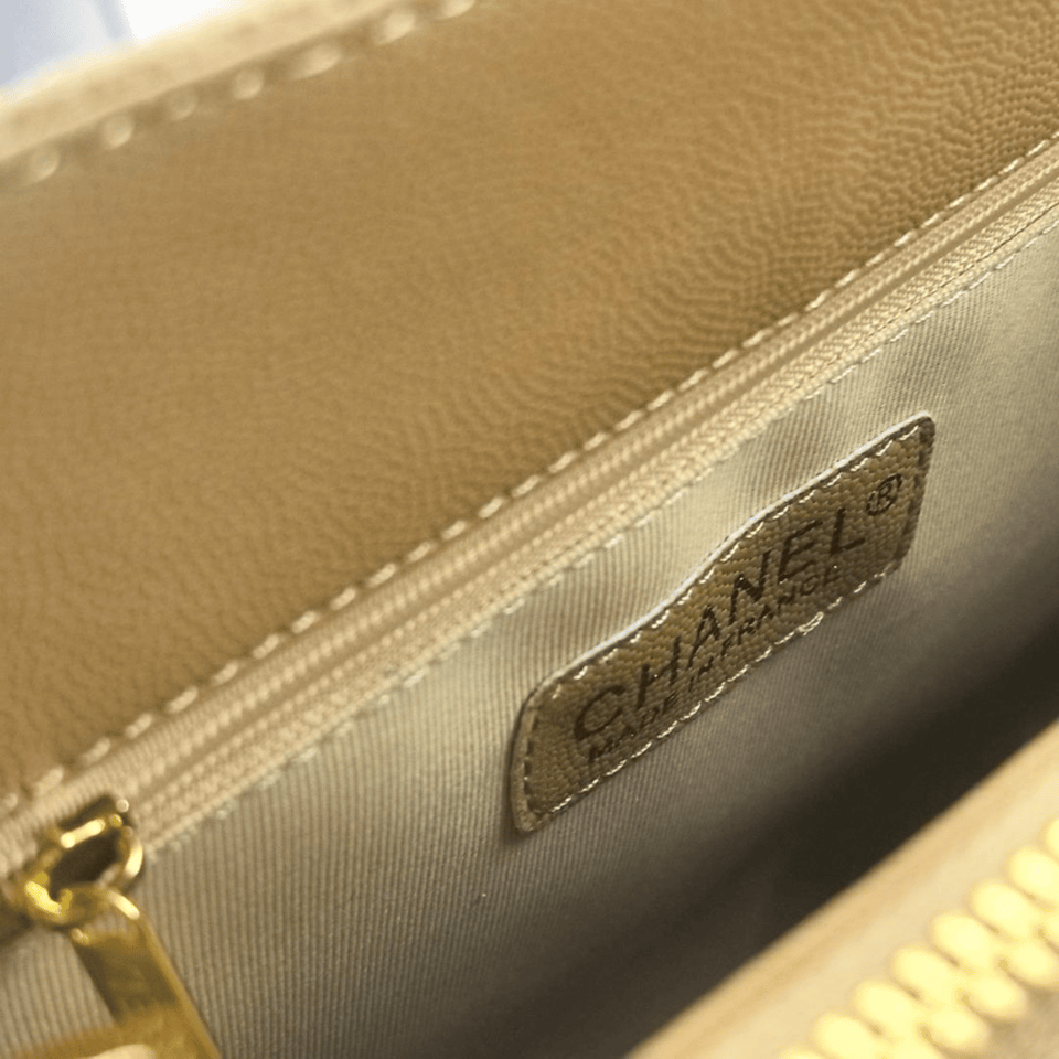 Chanel Grand Shopping Tote Bag Gold 33Cm/13in view 7