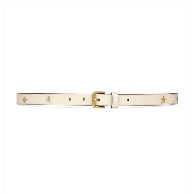 Gucci Belt With Bees And Stars Print 576178 view 2