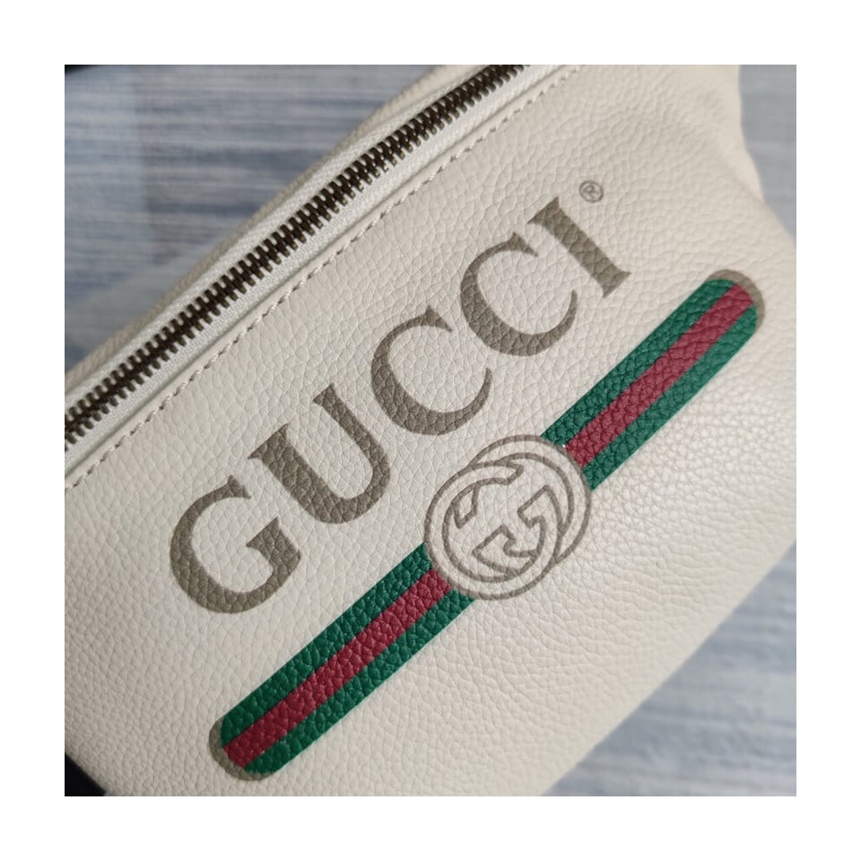 Gucci Print Small Belt Bag Waist Body White view 10