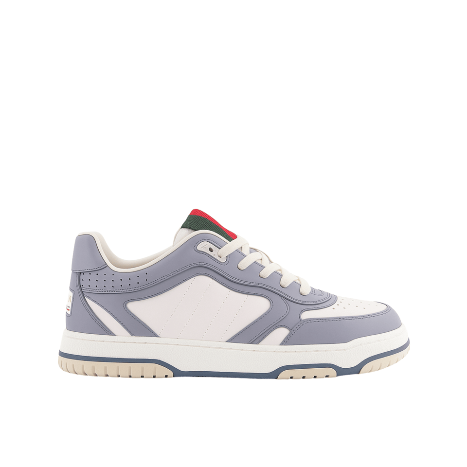 Gucci Men’S Gucci Re Web Sneaker White And Grey 786186 Aadj9 1645 view 2
