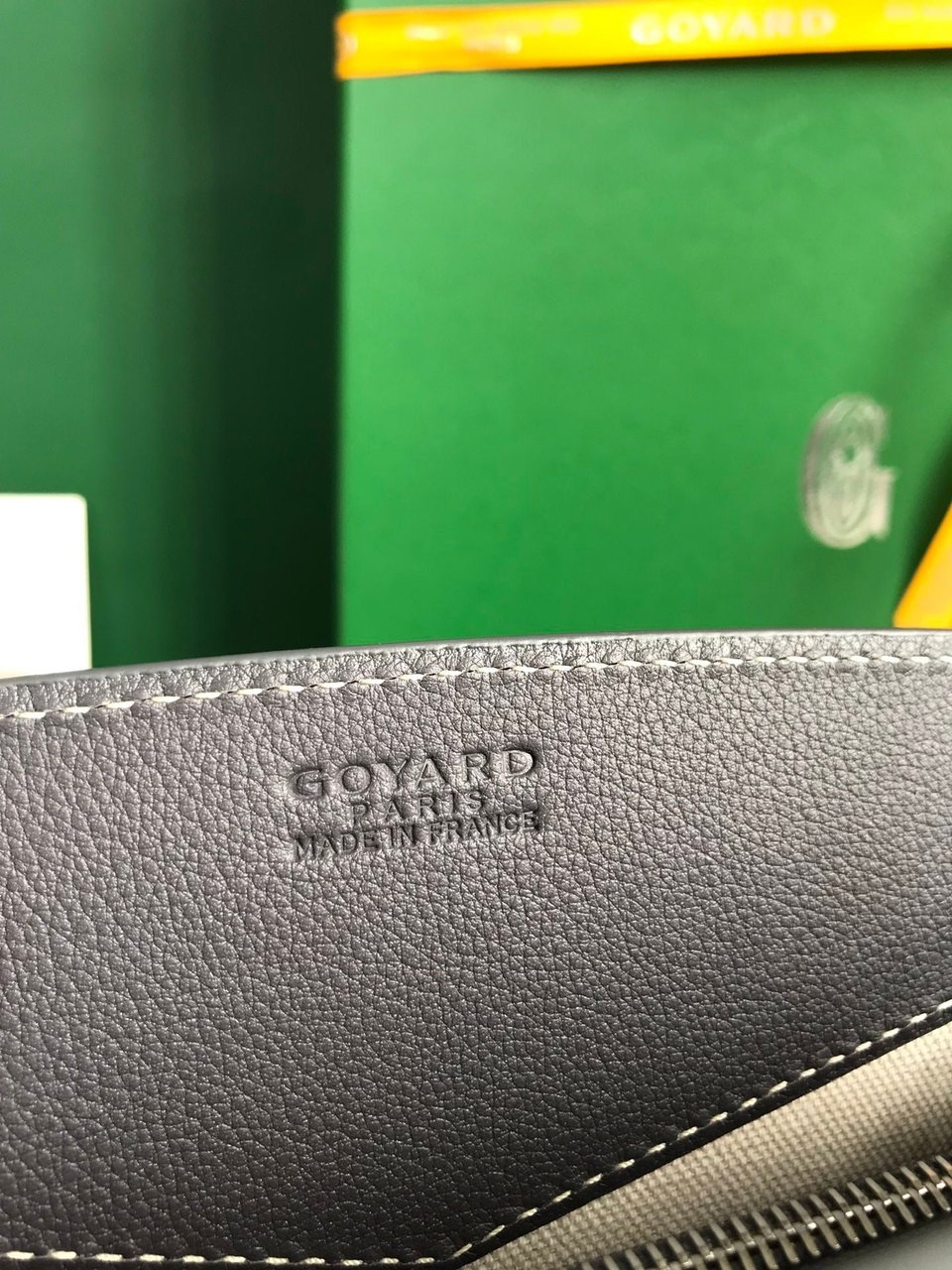 Goyard Rouette Structuré Mini Bag 21cm Grey Black Goyardine Canvas And Calfskin view 4