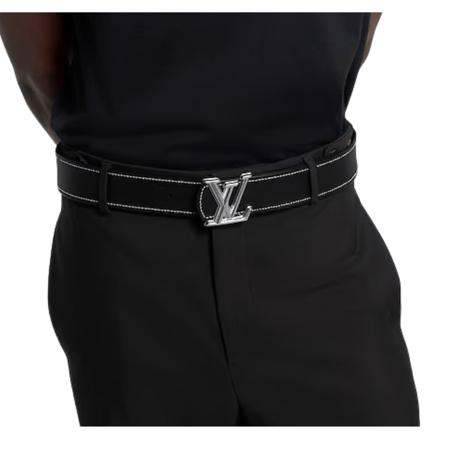 Louis Vuitton LV Dimension Raffia 40mm Reversible Men Belt M4124T view 6