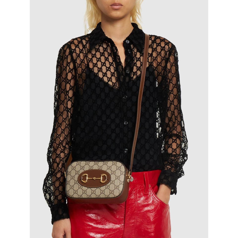 Gucci Horsebit 1955 Small Shoulder Bag view 4