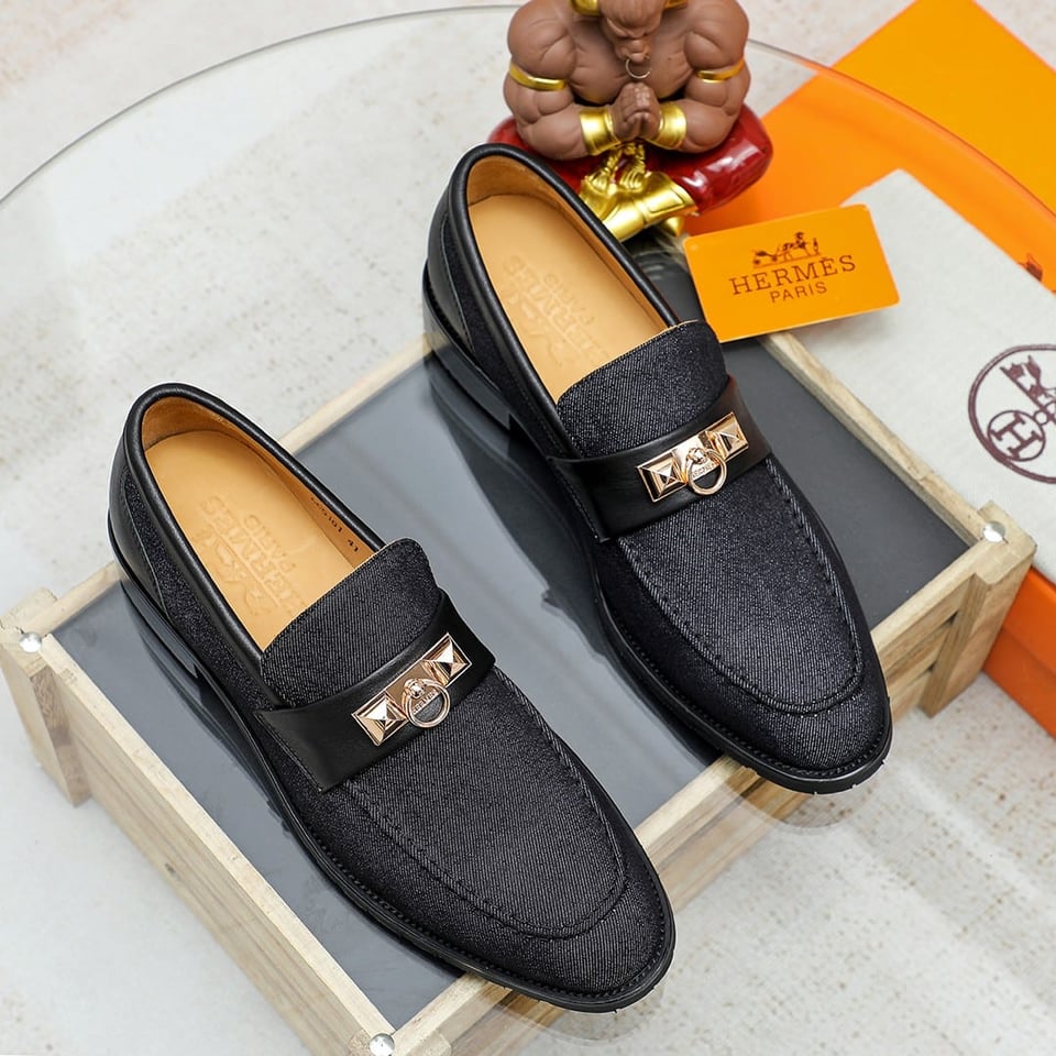 Hermes Blaise Loafer Black view 10