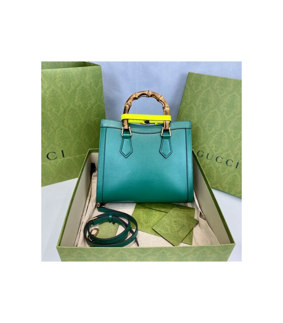 Gucci Diana Small Tote Bag Green view 9
