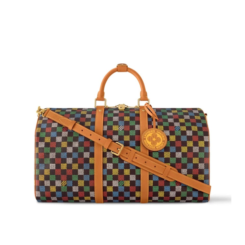 Louis Vuitton Keepall Bandoulière 50 Damier Ebene Canvas – Men Bags 50cm N00170 view 2