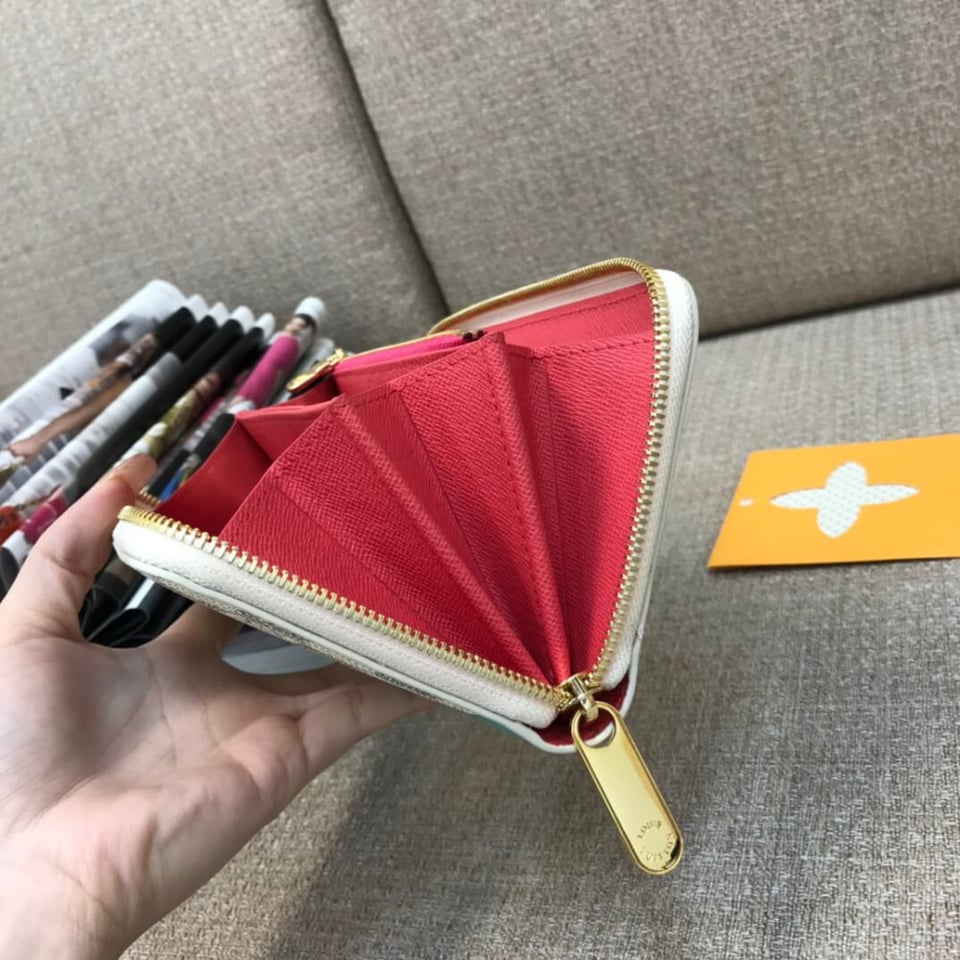 Louis Vuitton Damier Azur Vivienne Sailing Zippy Wallet view 8