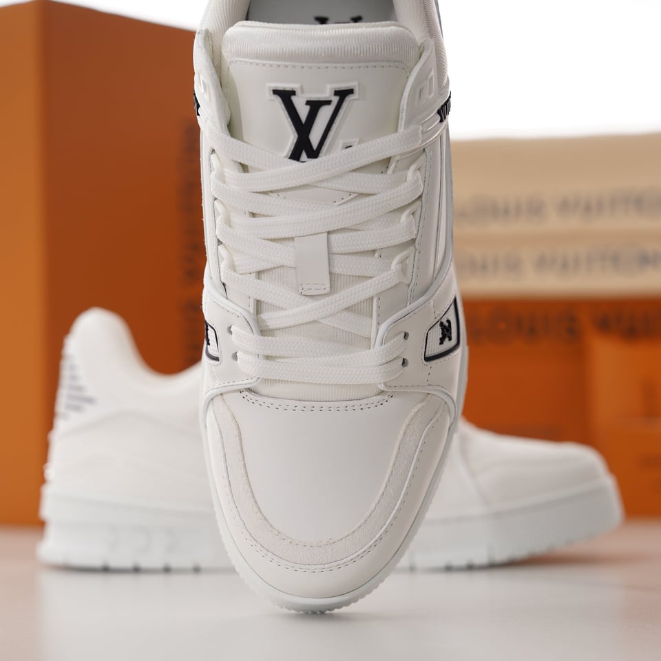 Louis Vuitton LV Trainer Sneaker White for Men view 6