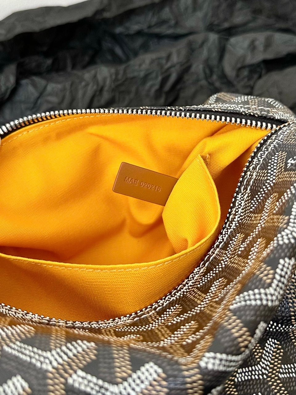 Goyard Goya Cosmetic Bag 24Cm Black And Tan Canvas view 9