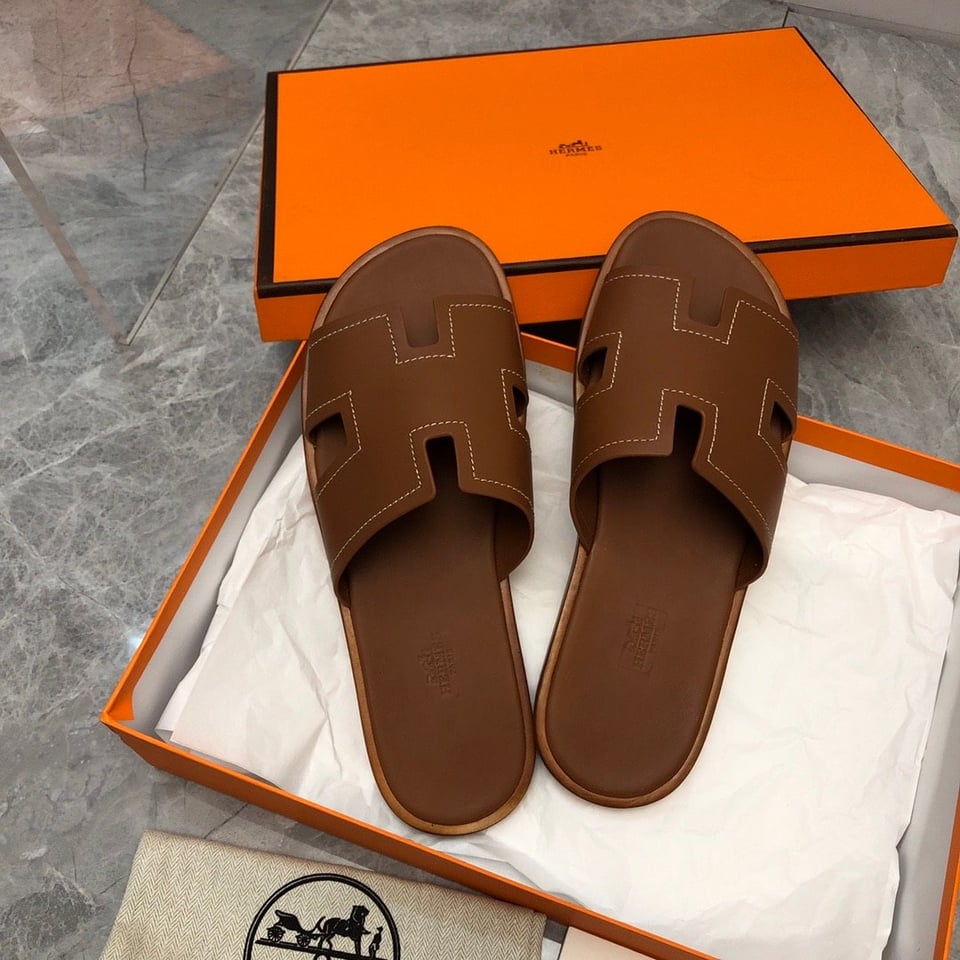 Hermes Izmir Sandal Brown H221826Zha3415 view 3