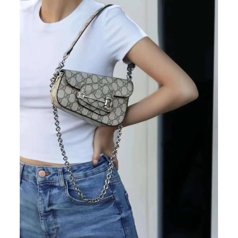 Gucci Horsebit 1955 Small Shoulder Bag view 6