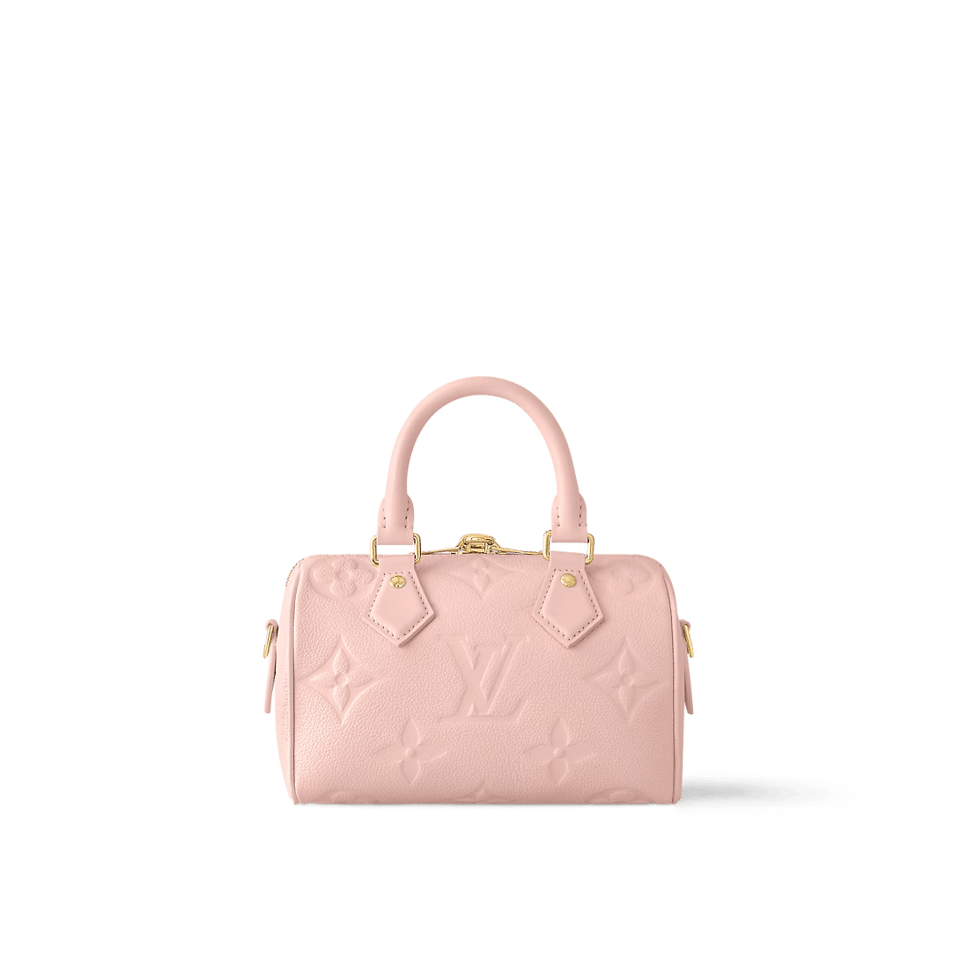 Louis Vuitton Speedy Bandoulière 20 Monogram Empreinte Opal Pink 20.5cm M47136 view 5