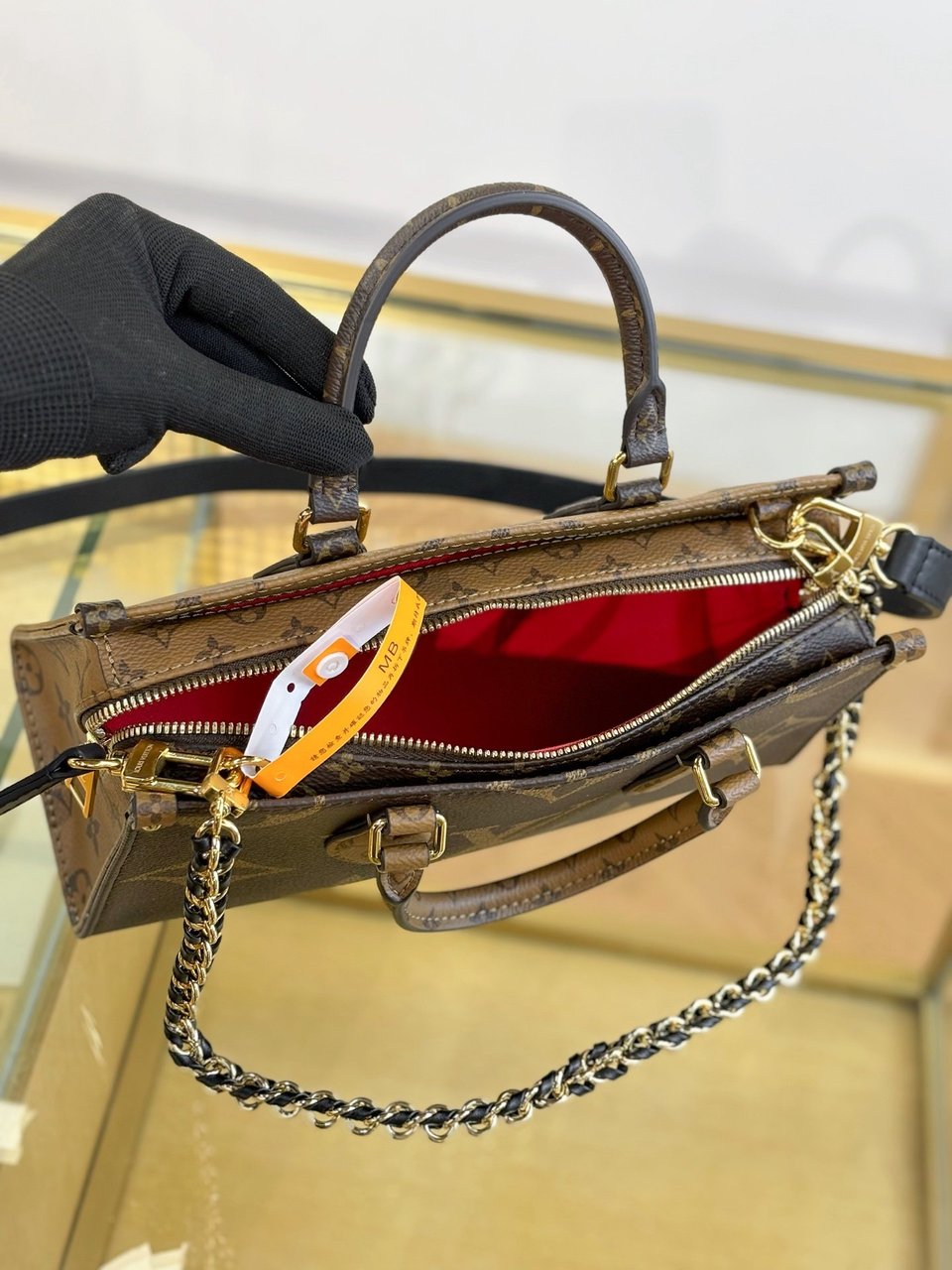 Louis Vuitton LV x TM OnTheGo East West Chain Bag ‘Black’ M14236 25cm/ 9.8in view 9