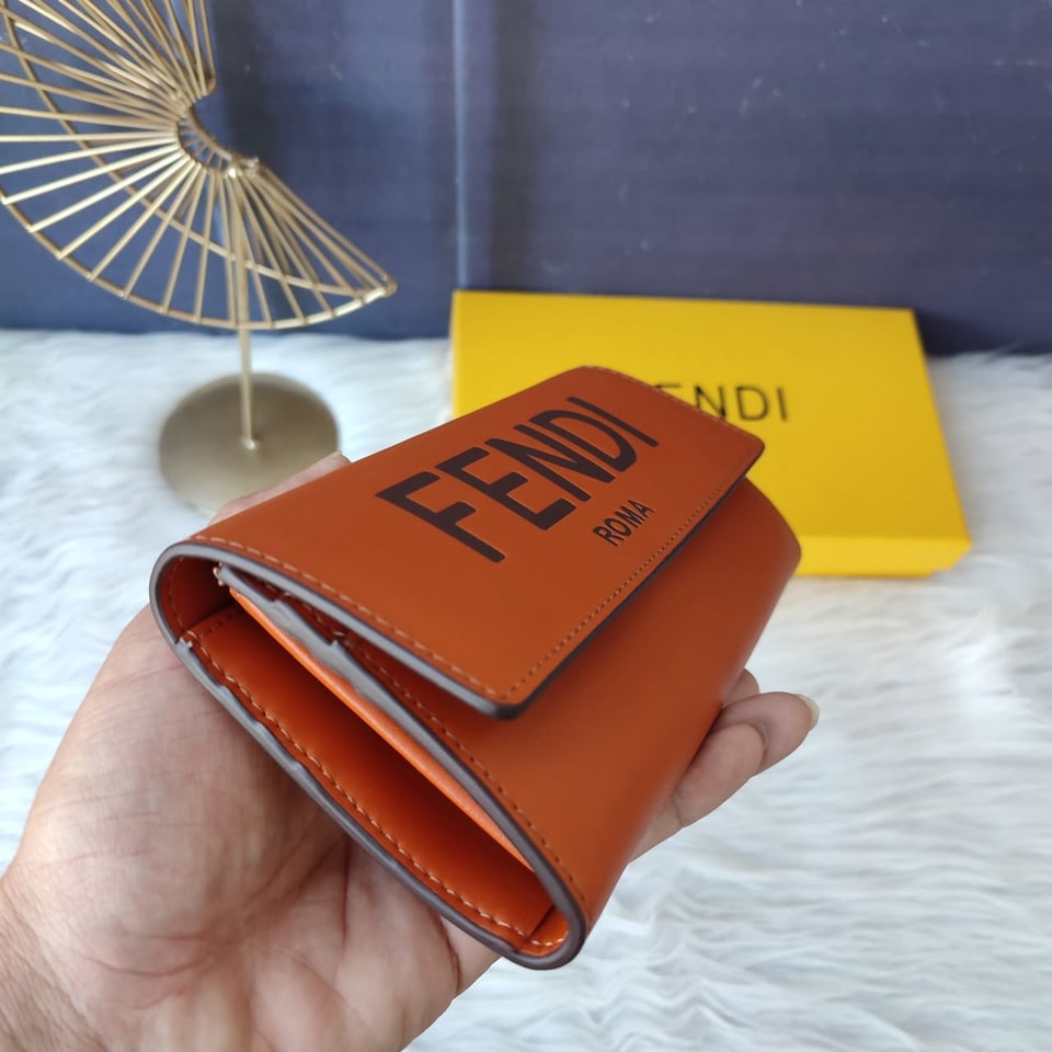 Fendi Roma Continental Brown Wallet view 3