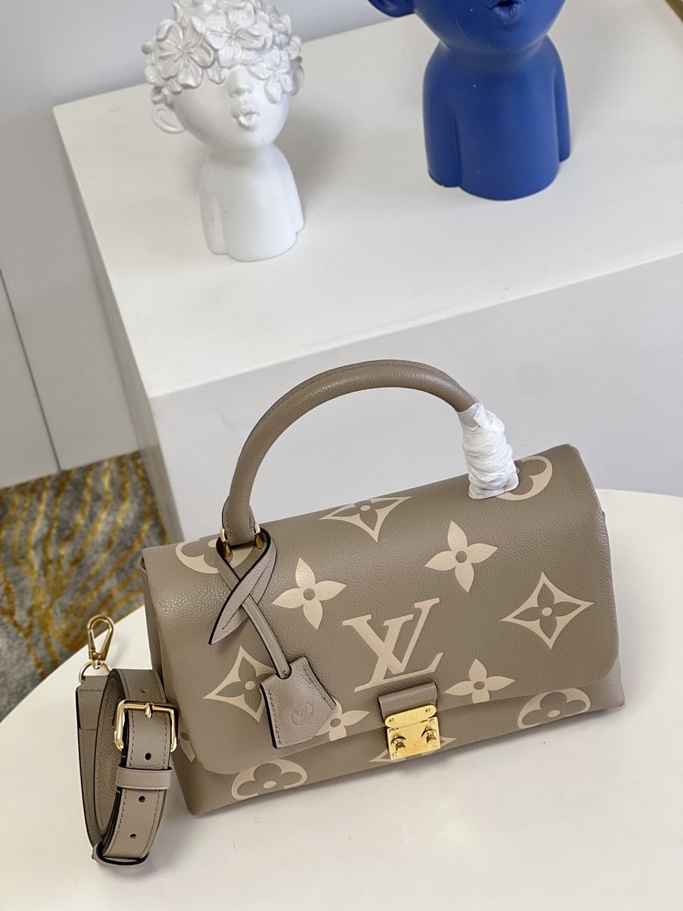 Louis Vuitton Madeleine MM Bicolor Monogram Empreinte Leather 30cm M46041- Women’s Handbags view 6
