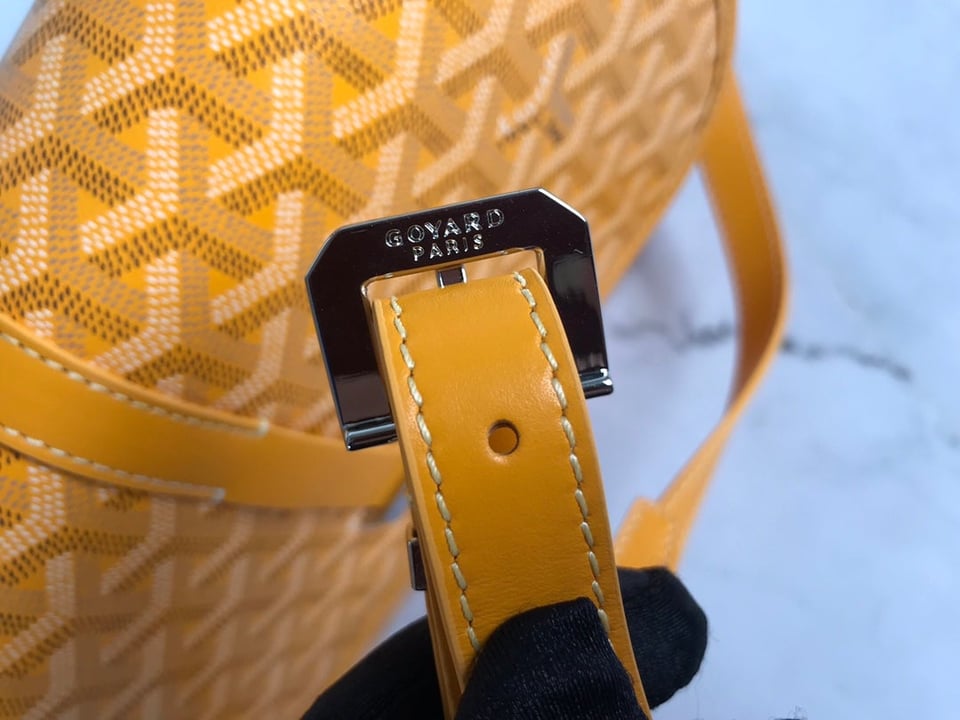 Goyard Belvedere Mm Bag 28Cm Yellow Canvas view 7