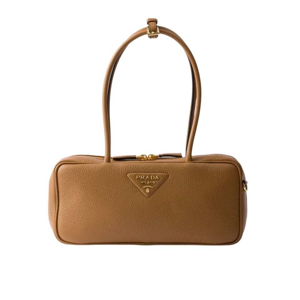 Prada Medium Top Handle Bag Caramel 29Cm view 2