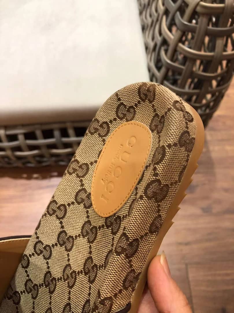 Gucci X The North Face Women?S Slides Beige And Brown view 7