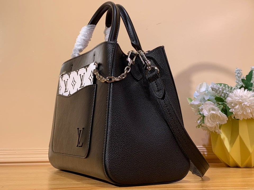 Louis Vuitton Marelle Tote Mm 30Cm Black view 10
