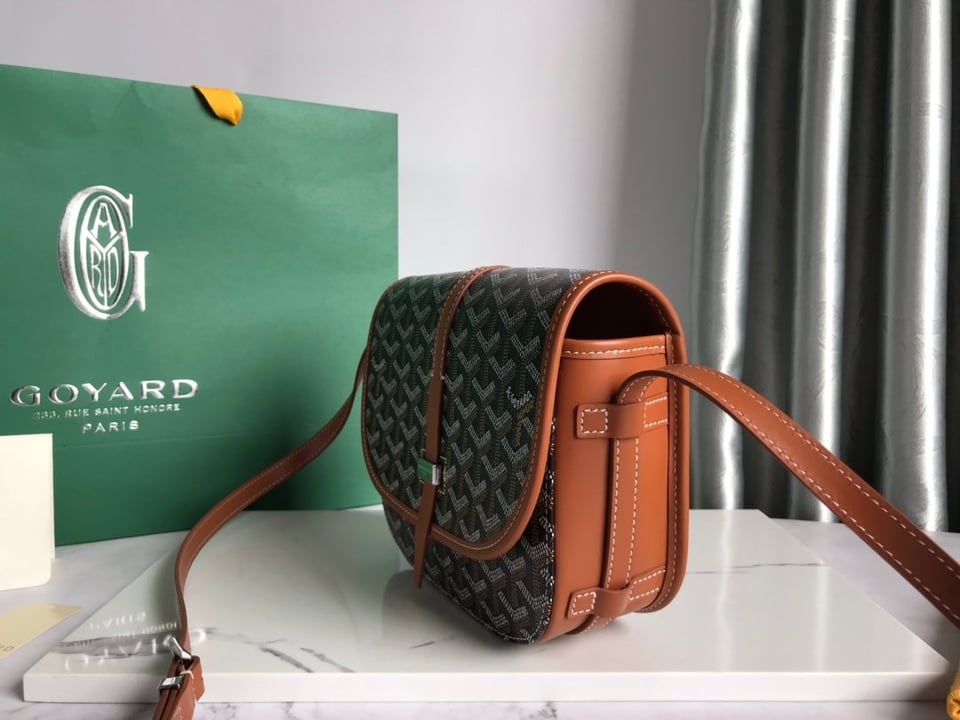 Goyard Belvedere Pm Bag 21Cm Black And Tan Canvas view 3