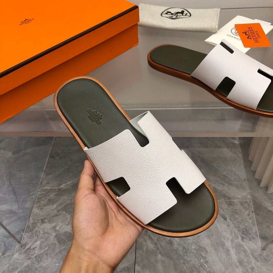 Hermes Izmir Sandal Beige Glaise view 7