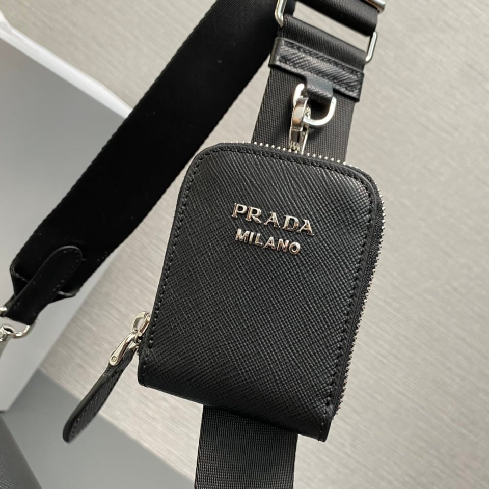 Prada Saffiano Leather Mini Envelope Bag 20cm/ 7.9in view 9