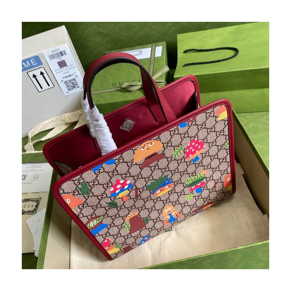 Gucci Woodland Tote Bag view 6